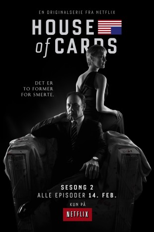 House of Cards, sesong 2, poster. (Foto: Netflix).