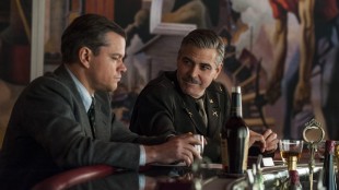 Matt Damon og George Clooney i «The Monuments Men». (Foto. Twentieth Century Fox)