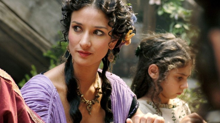 Indiria Varma er blant annet kjent for denne rollen, Niobe i HBO-serien Rome. (Foto: HBO). 