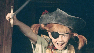 Inger Nilsson i «Pippi Langstrømpe på de syv hav». (Foto: SF)