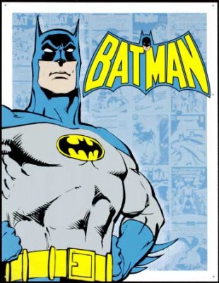 På 60-tallet prydet den gyldne ovalen brystet til Batman. (Foto: DC Comics).
