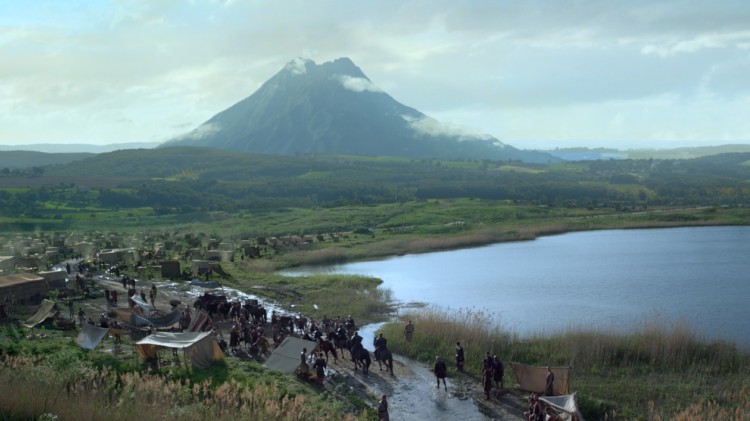 Vakkert landskap før katastrofen inntreffer i Pompeii (Foto: Nordisk Film Distribusjon AS).