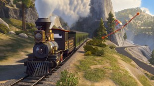 Dusty må hjelpe et tog i Fly 2: Brann og redning (Foto: The Walt Disney Company).