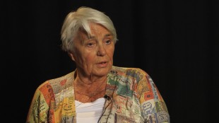 Ingeborg Moræus Hansen var frem til 2006 sjefen for Oslo Kinematografer. Bilde fra Filmbonanza sitt spesialprogram om «Dis». (Foto: NRK)