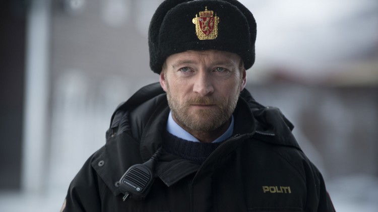 Richard Dormer som politisjef Dan Anderssen i «Fortitude». (Foto: NRK).