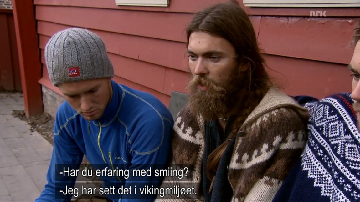 smiiking i vikingmiljoet