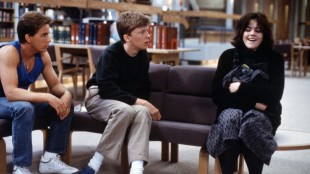 Emilio Estevez, Anthony Michael Hall og Ally Sheedy i The Breakfast Club (Foto: Universal Sony Pictures).