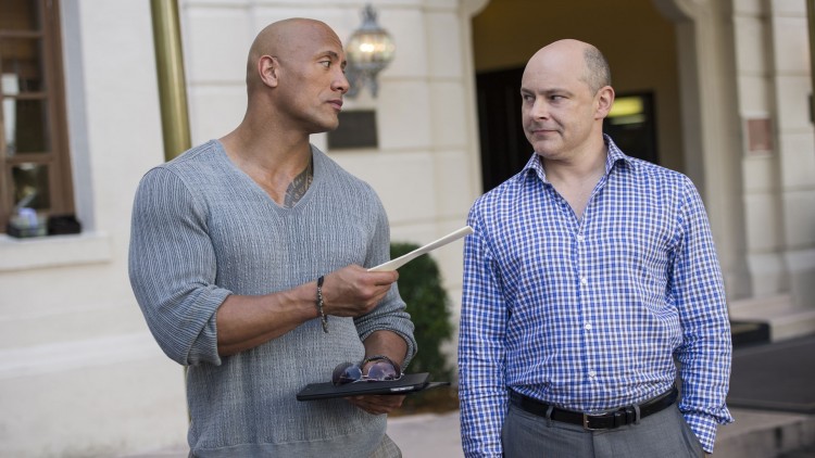 Dwayne Johnson og Rob Corddry i «Ballers». (Foto: HBO Nordic).