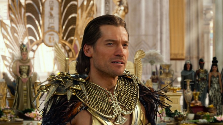 Dansken Nikolaj Coster-Waldau som den egyptiske guden Horus i Gods of Egypt. (Foto: Lionsgate).