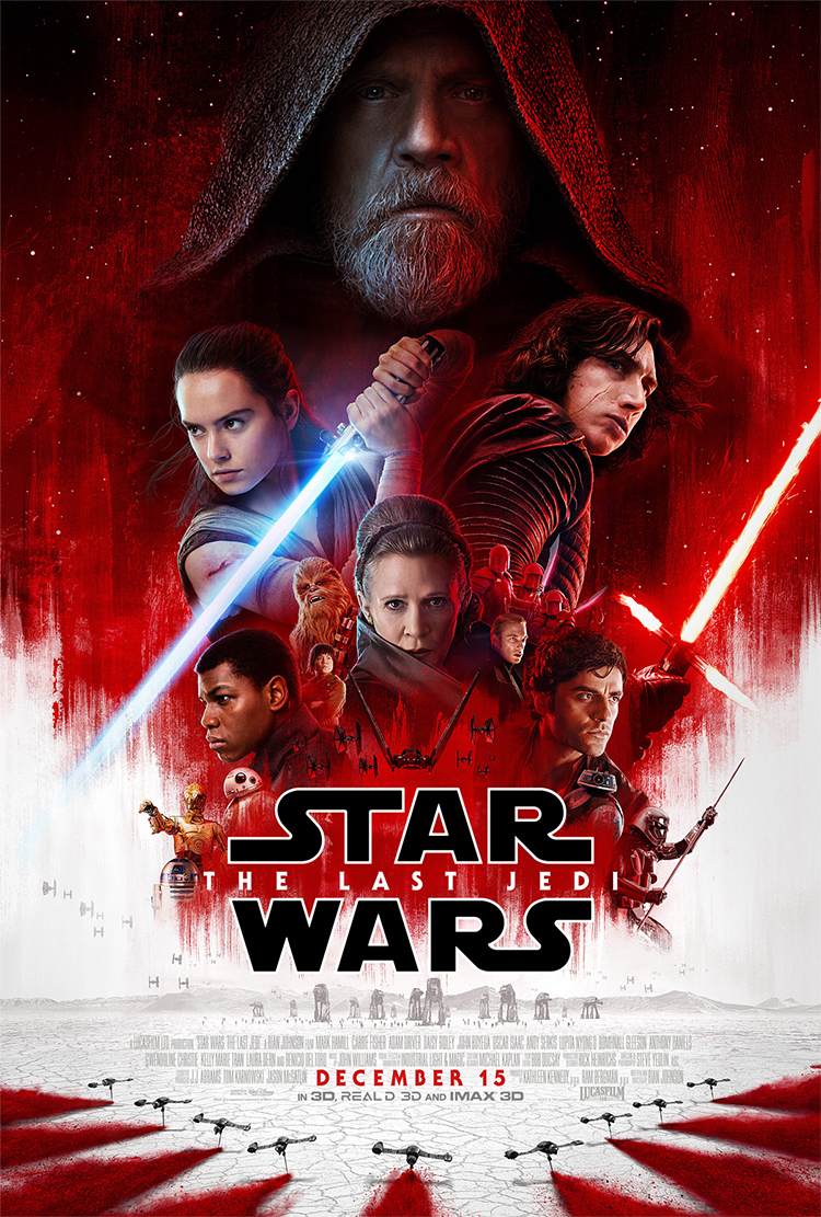 Plakaten for Star Wars: The Last Jedi. (Foto: Walt Disney Company Nordic).