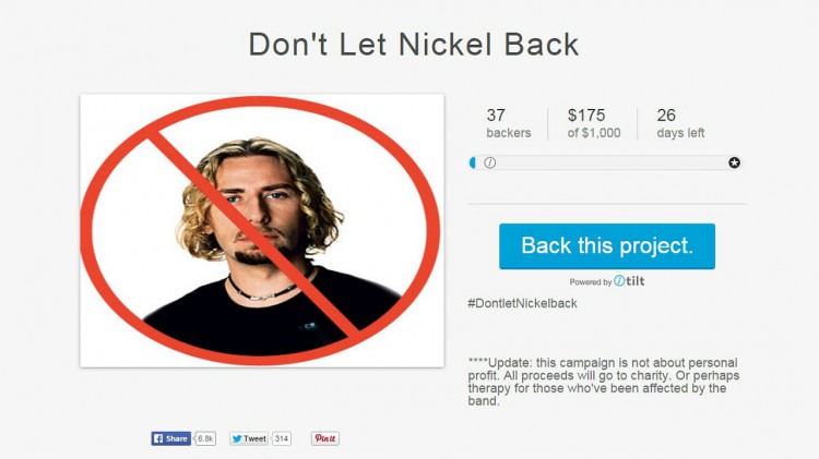 Skjermdump fra dontletnickelback.