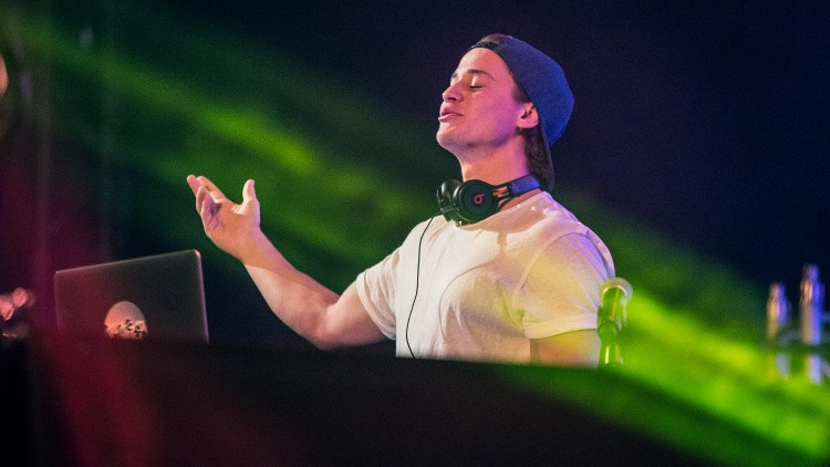 Kygo i Oslo Spektrum, Oslo 2014. Foto: Kim Erlandsen, NRK