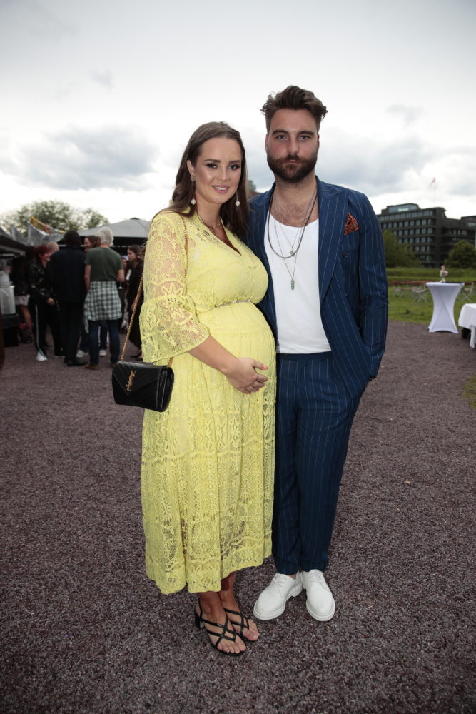 STOLTE FORELDRE: Alexandra Backstrøm og Martin Danielle ble foreldre for ett år siden. Her avbildet på Elle-fest 2019. Foto: Håkon Mosvold Larsen, NTB