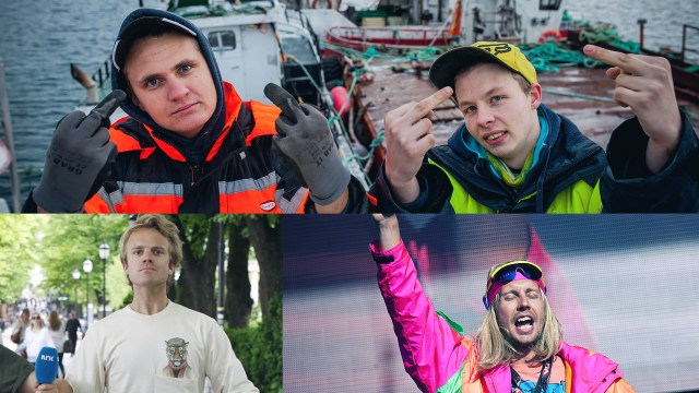 Hvem av disse hater Oslo? Gutta fra Finnmark eller kjendisene fra Østlandet. (Foto:  Mathias Nordal Carlsen/ NRK)