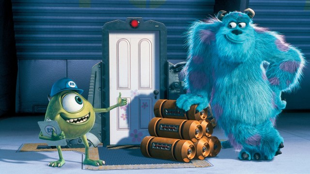 Mike og Sully er skremmerkollegaer i Monsterbedriften (The Walt Disney Company Nordic).