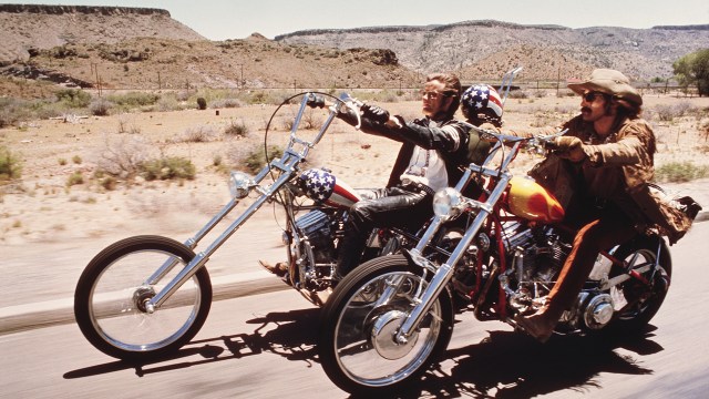 Dennis Hopper - her i Easy Rider fra 1969. (Foto: Nordisk Filmdistribusjon AS)