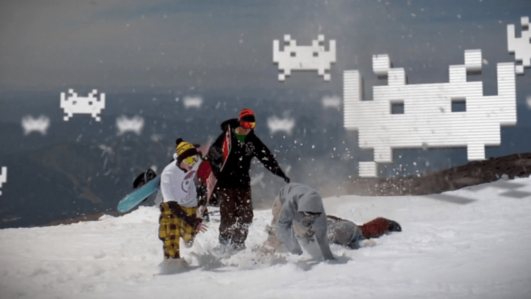 Nerder i snowboardklær