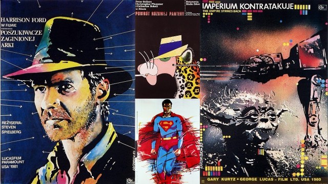 Indiana Jones, The Pink Panther, Superman og Star Wars - er de ikke fine? (Alle foto med tillatelse fra Polishposter.com)