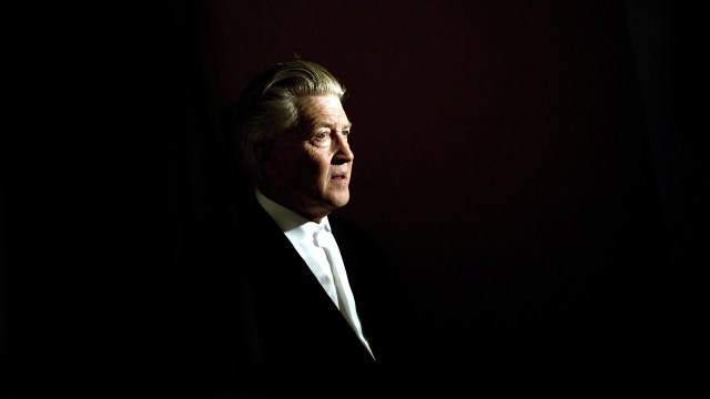 David Lynch i et stille øyeblikk i Cinématèque Française. (Foto: Dufour / AP)