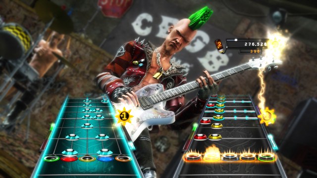 Skjermbilde fra Guitar Hero. (Foto: Activision)