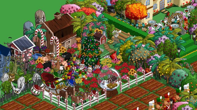 Har du lagd deg en slik hage i Farmville? Det har jeg... (Foto: Zynga)