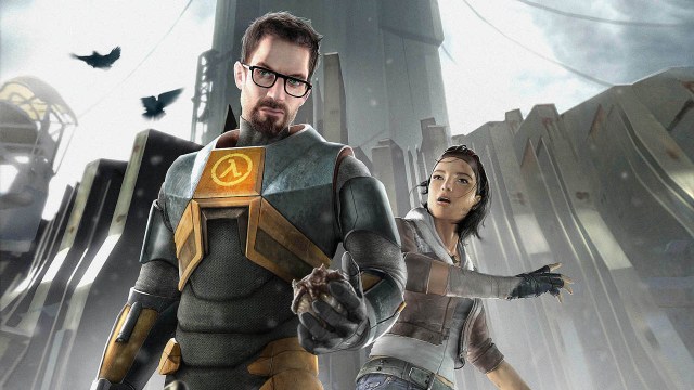 Disse to har gjort Gabe Newell til en rik mann. Gordon Freeman og Alyx Vance fra Half-Life spillene(Foto: Valve)