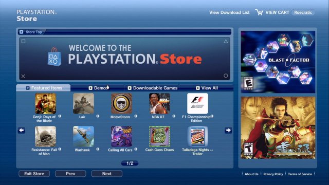PlayStation Store. (Foto: AP Photo, Sony Computer Entertainment).