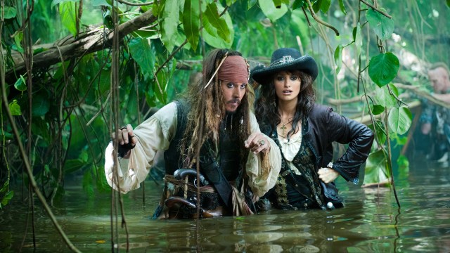 Johnny Depp som Jack Sparrow i et promobilde fra «Pirates of the Caribbean: On Stranger Tides» (2011). (Foto: The Walt Disney Company Nordic)