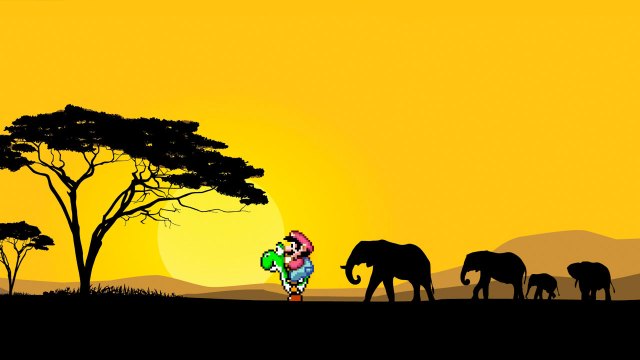 Mario på tur! (Illustrasjonsfoto: Colourbox.com - Montasje: NRK)