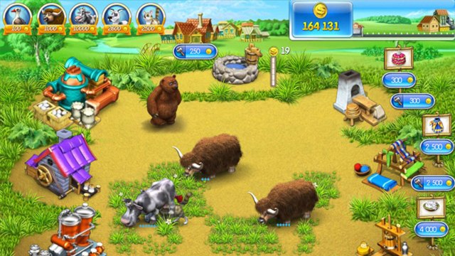 Skjermbilde fra <em>Farm Frenzy 3</em>, et spill veldig likt <em>Farmville</em>. Her vil jeg bygge, her vil jeg bo. (Foto: Alawar Entertainment).