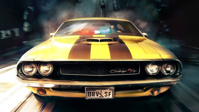 John Tanner kjører en Dodge Challenger i Driver: San Francisco (Foto: Ubisoft).