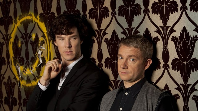 Kva framtidsplanar har Steven Moffat for Sherlock og Watson? (Foto: BBC).