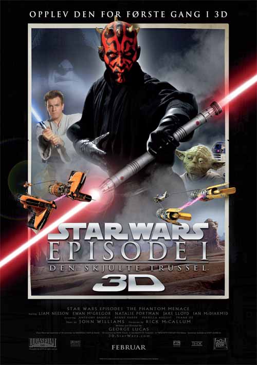Star Wars: Episode 1 – Den skjulte trussel 3D