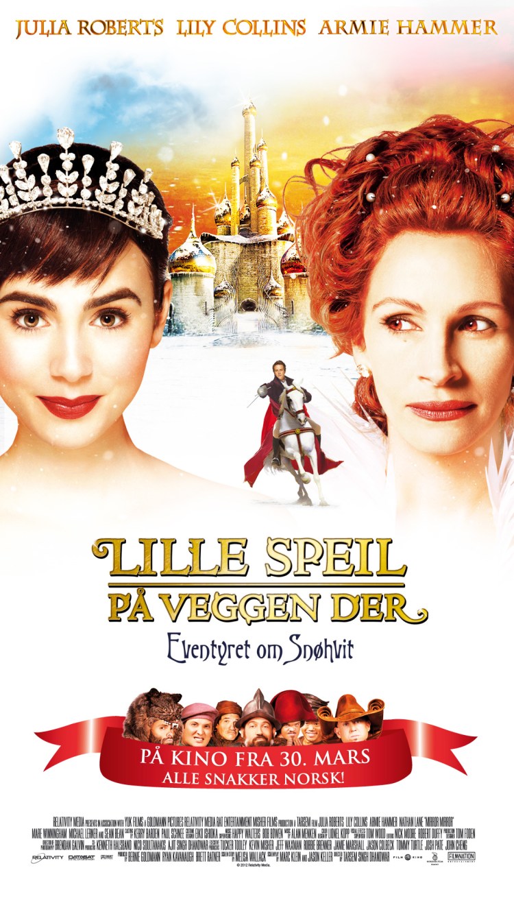 Lille speil på veggen der