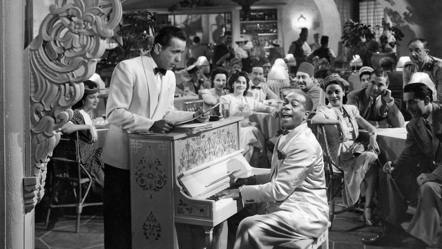 Humphrey Bogart og Dooley Wilson i Casablanca (Foto: Warner Bros. Entertainment).