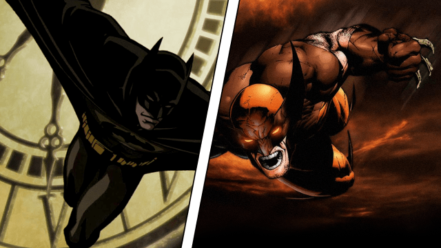 Batman mot Wolverine (Bilete: DC/Marvel, Montasje: Andreas H. Opsvik).