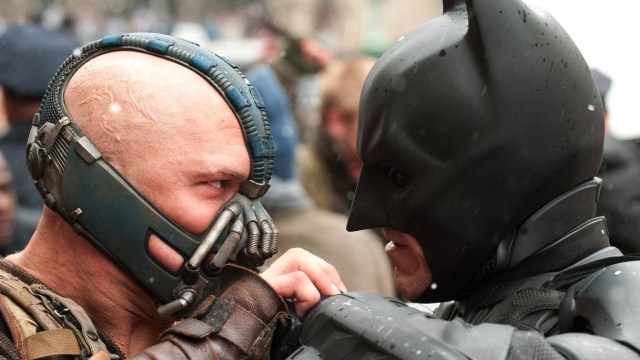 Batman går i klinsje med Bane i den kommende «Dark Knight Rises» (Foto: SF Norge)