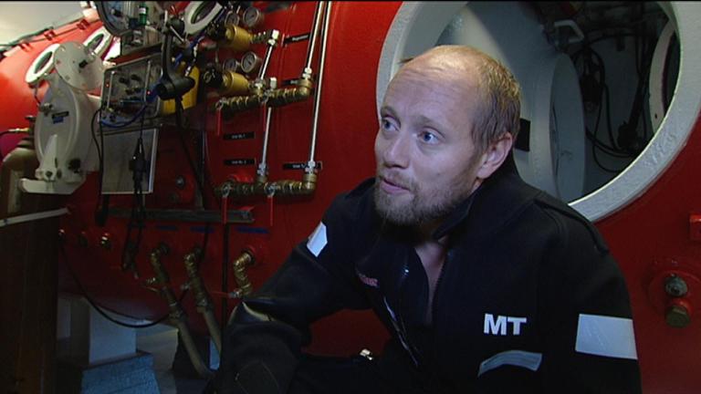 Aksel Hennie blir nordsjødykkar