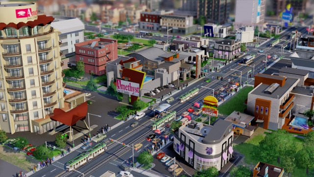 Skjermbilde fra «SimCity» (2013). (Foto: Maxis / EA)