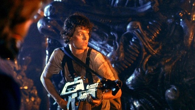 Sigourney Weaver som Ripley i <em>Aliens</em> fra 1986. (Foto: SF Norge)