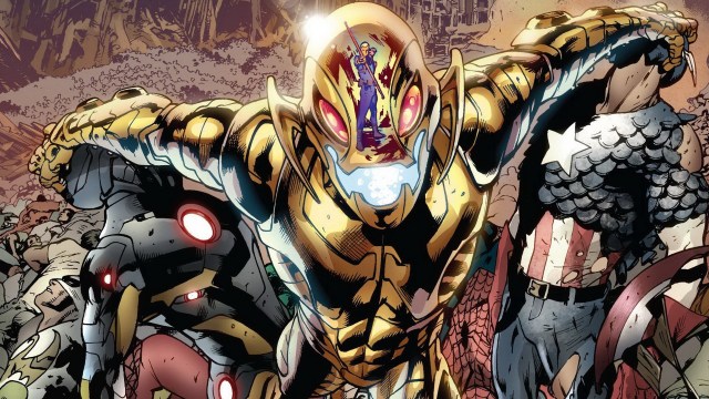Ultron, her i tegneserieform, er den nye skurken i «Avengers»-oppfølgeren. (Foto: Marvel)