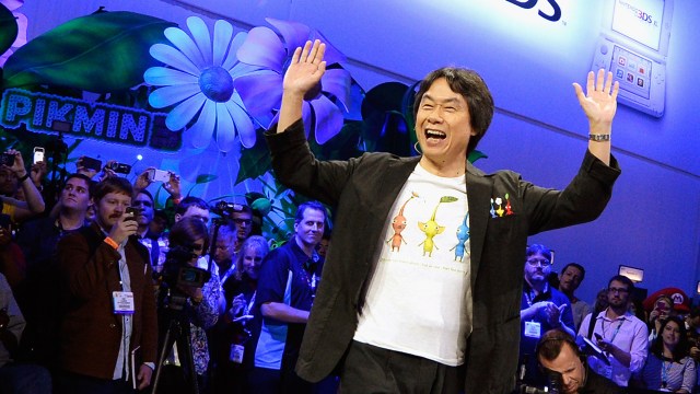 Spillskaper Shigeru Miyamoto under årets store E3-messe i Los Angeles. (Foto: Kevork Djansezian/Getty Images/AFP)