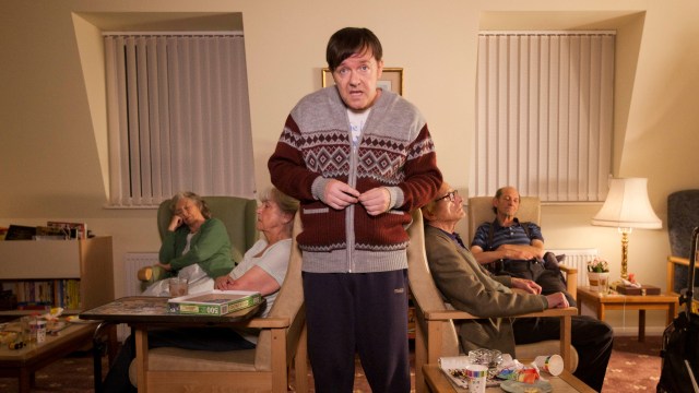 Ricky Gervais viser avdempet side av sitt komiske talent i Derek (Foto: Netflix).
