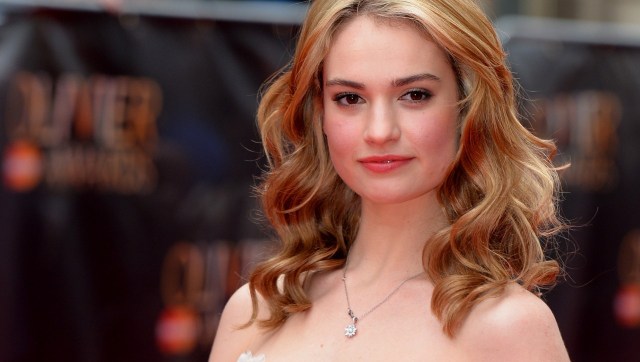 Lily James blir Disney-prinsesse. (Foto: AFP PHOTO/Leon Neal)