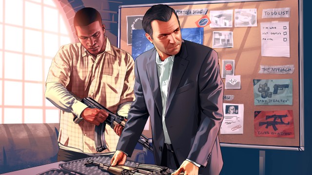 Franklin og Michael er to av hovedpersonene i «Grand Theft Auto V». (Foto: Rockstar Games)