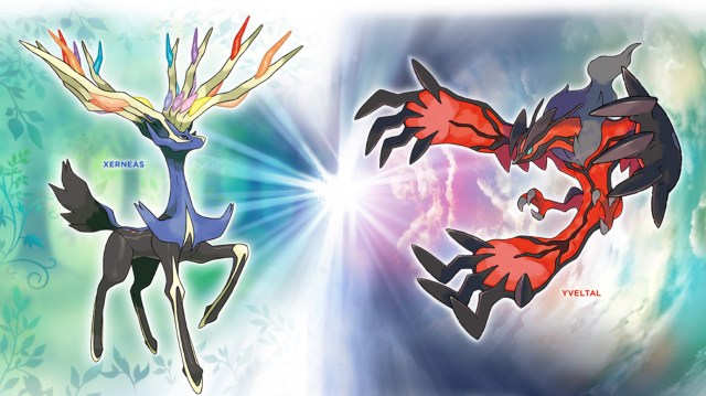 To av skapningene du kan fange, trene og kjempe med i «Pokémon X og Y» er Xerneas og Yveltal. (Foto: Nintendo)
