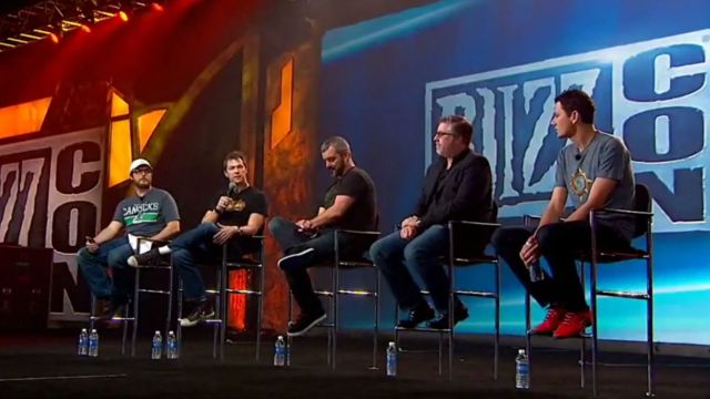 Warcraft-panelet under Blizzcon 2013. (Foto: Skjermdump, Blizzard).