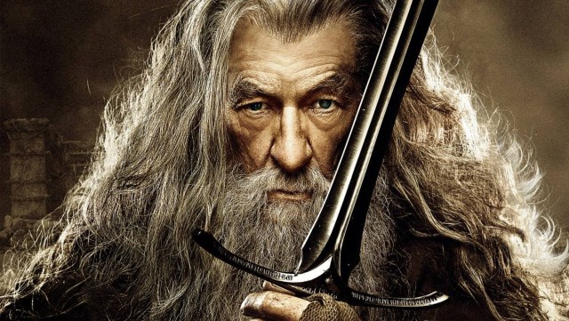 Gandalf (Ian McKellen) i plakat for «Hobbiten». (Foto: Warner Bros.)