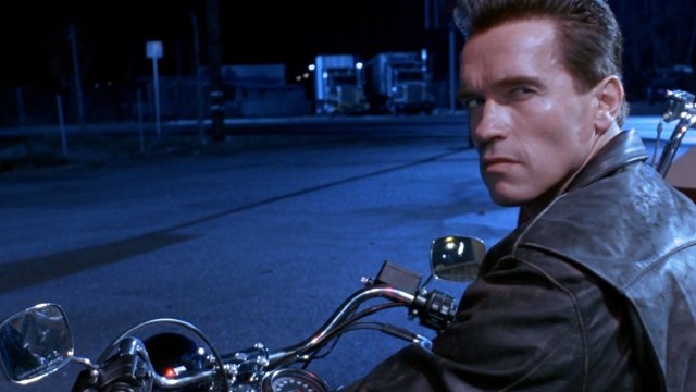 Arnold Schwarzenegger i «Terminator 2» i 1991. (Foto: TriStar Pictures)