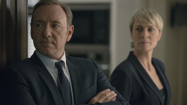 Kevin Spacey og Robin Wright i «House of Cards». (Foto: Nathaniel Bell for Netflix)